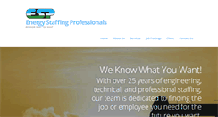 Desktop Screenshot of energystaffingpros.com